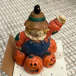 Ceramic Scarecrow Tealight Holder
